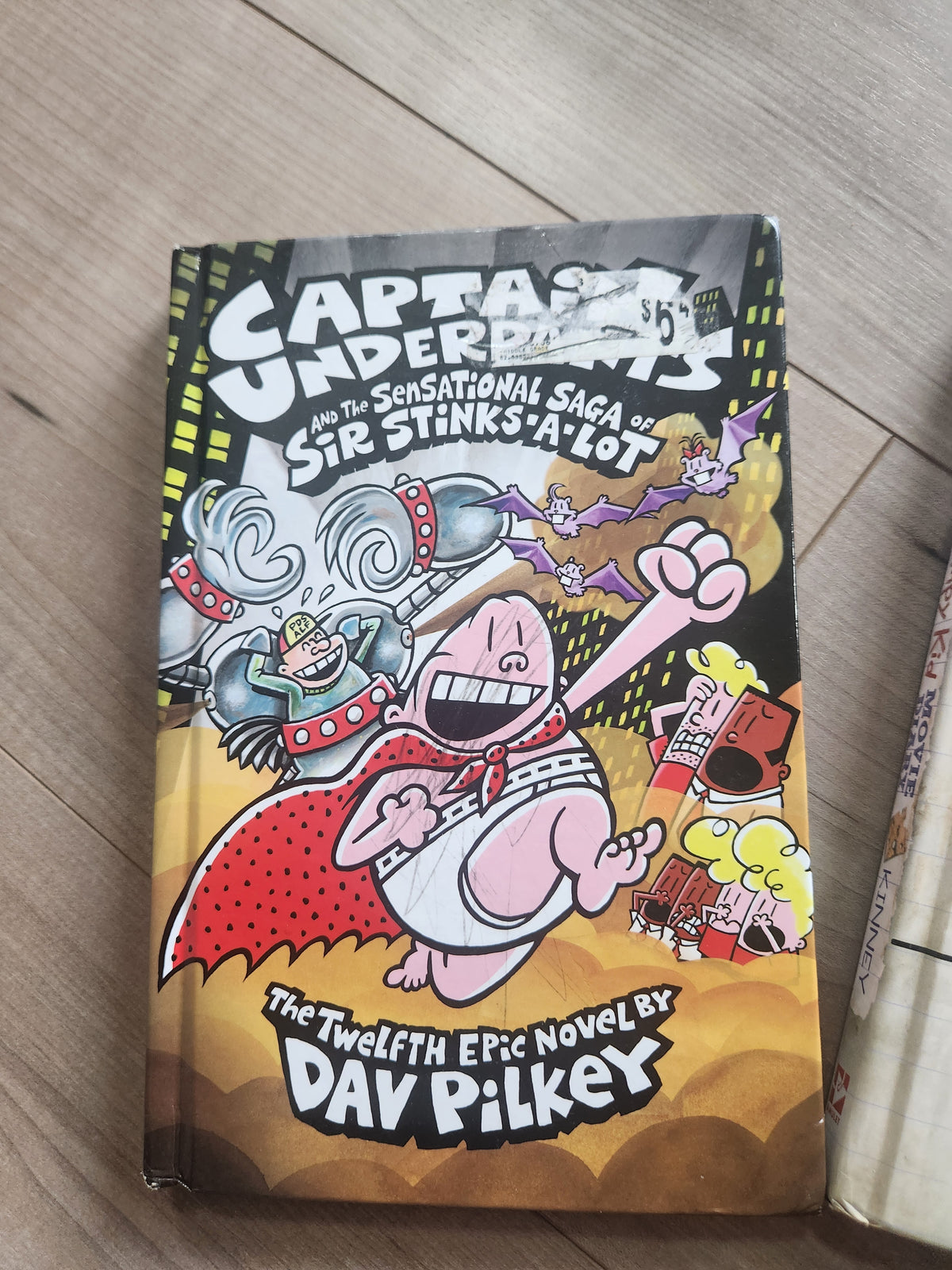 #167 Diary of a Wimpy Kid & Captain Underpants Hardbook Bundke of 2
