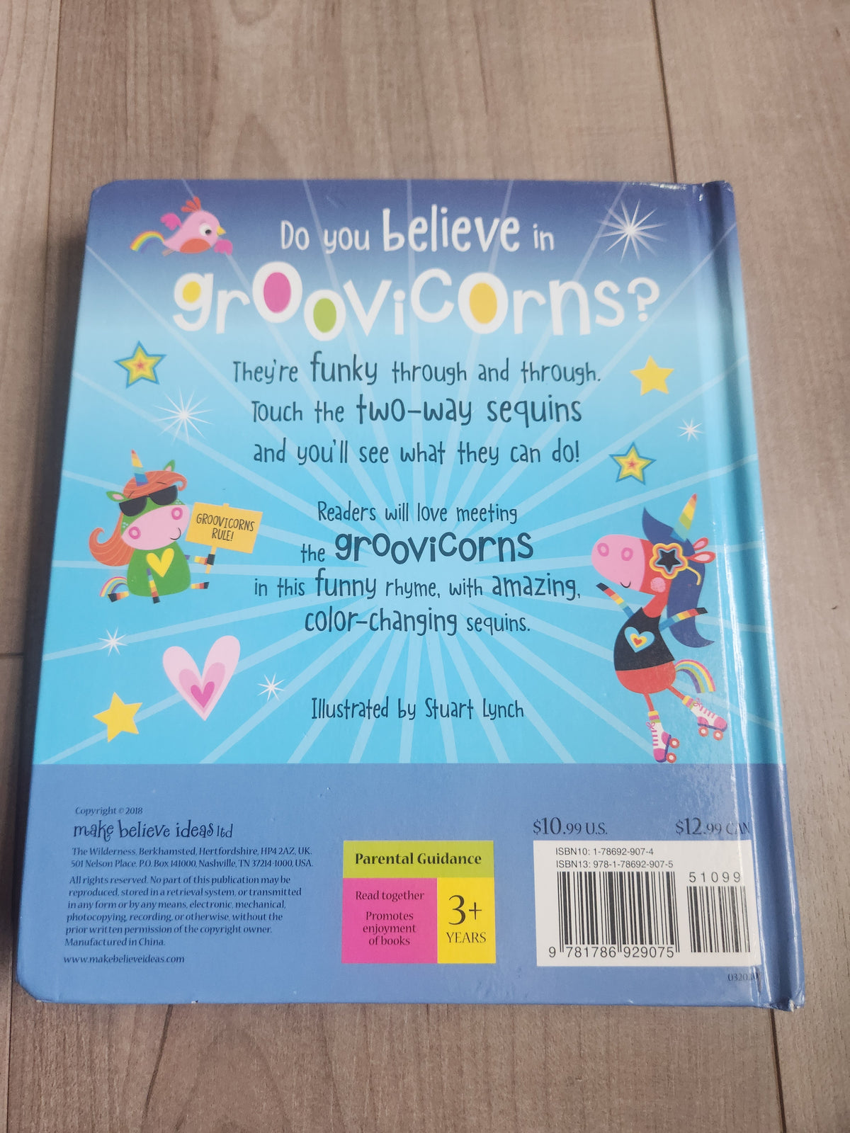 #167 Rosie Greening Do You Believe In Groovicorns? Sequin Board Book