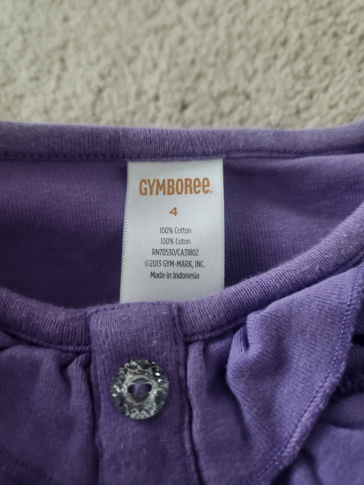#167 Gymboree 4T Long Sleeve Tee Bundle of 2
