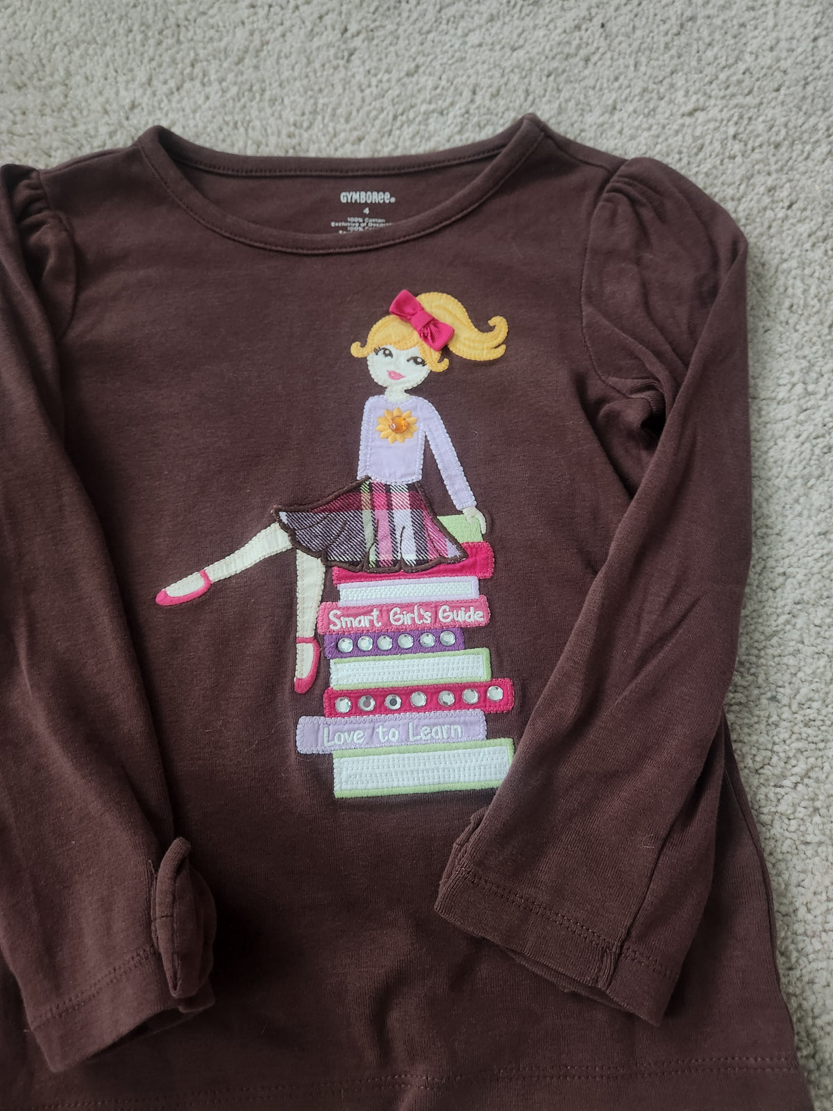 #167 Gymboree 4T Long Sleeve Tee Bundle of 2