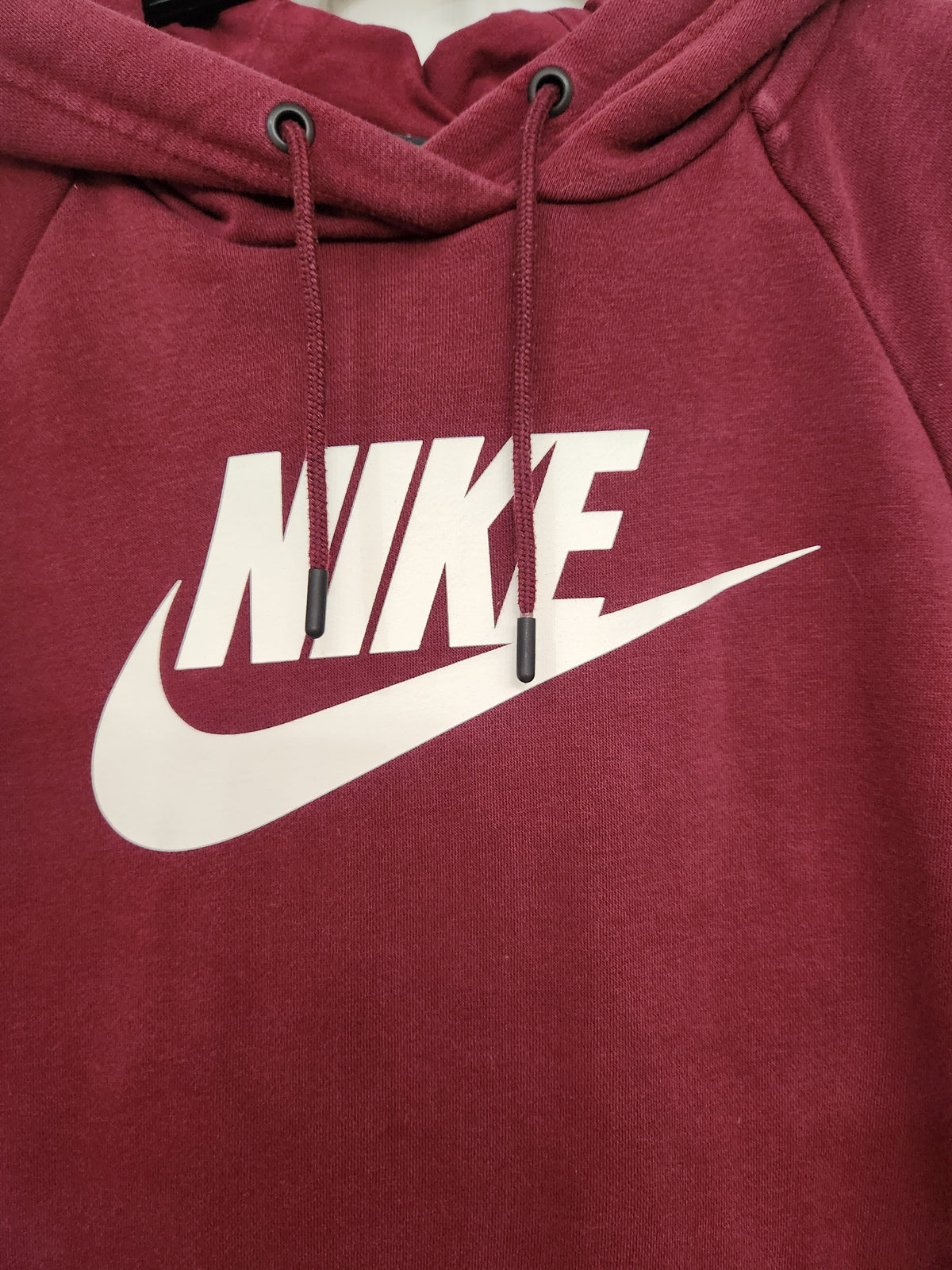 #167 Nike Women's Pullover Medium Hooded Logo Sweatshirt