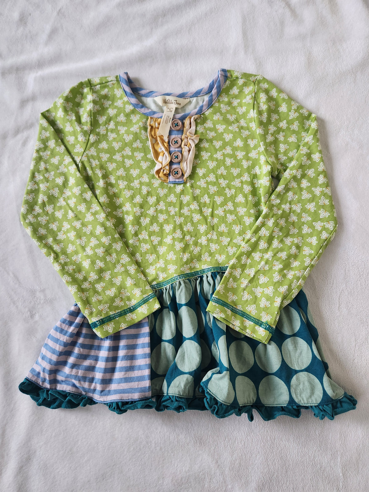 #167 Matilda Jane 4T (Once Upon A Time) Likely Story Indeed Tunic Top