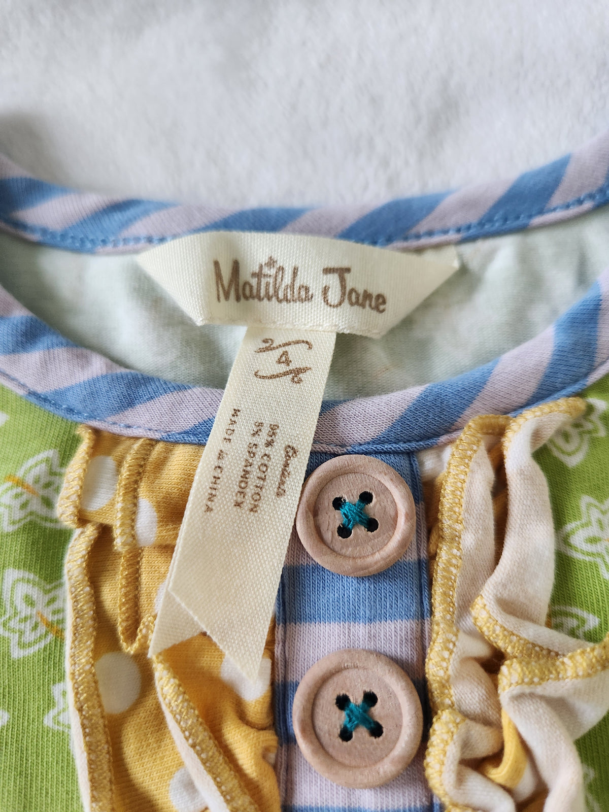 #167 Matilda Jane 4T (Once Upon A Time) Likely Story Indeed Tunic Top