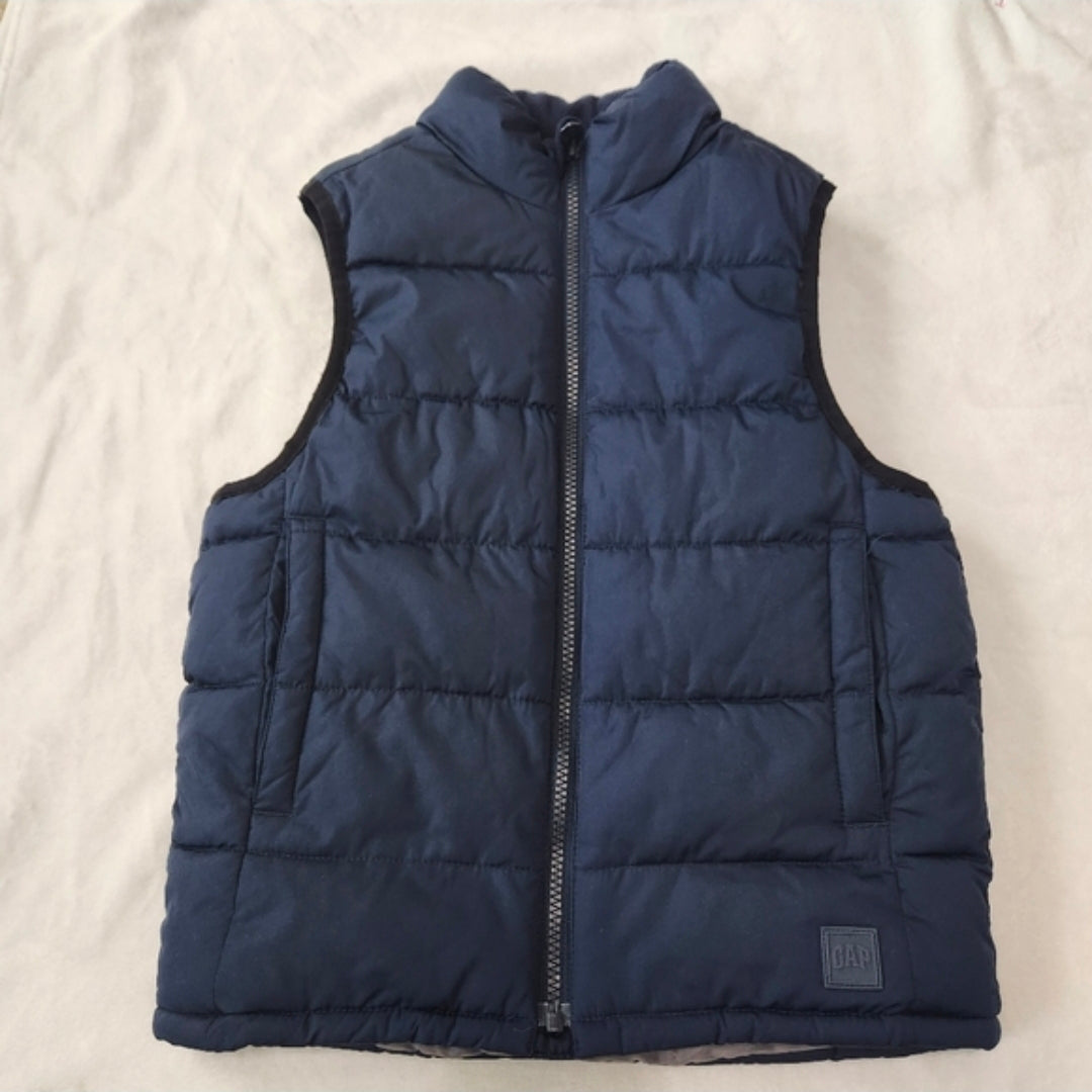 #167 Gap Kids 6/7 Navy Puffer Vest