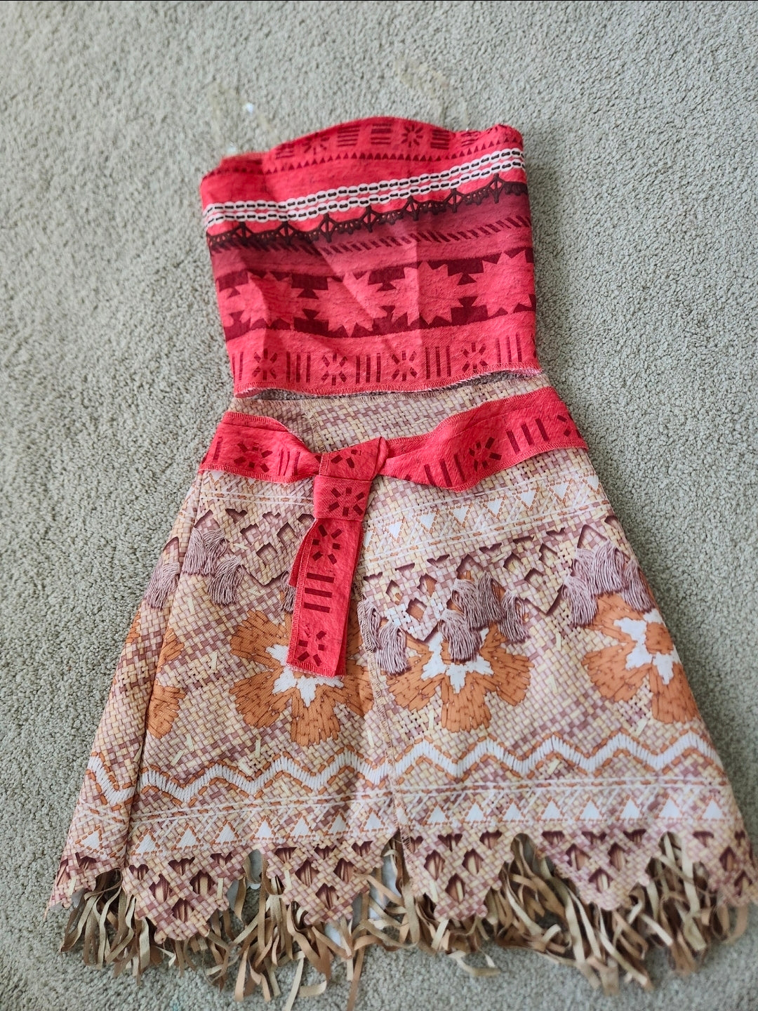 #167 Disney Princess Moana Size 4-6 Costume Dress Up