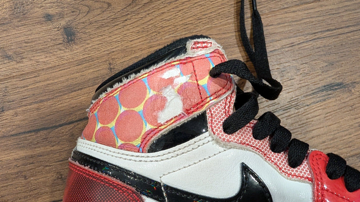 #3 Miles Morales retro Jordan 1 Nike high tops, size 3