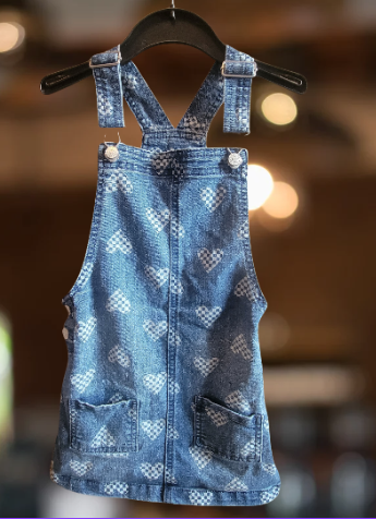 Epic Threads Overalls Jean Dress Youth 6 Hearts
