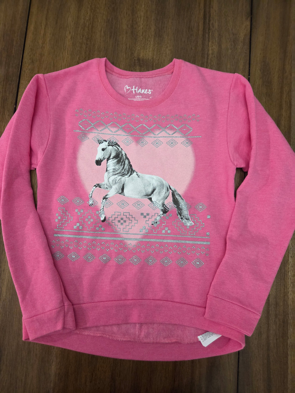 Seller 188 girls size 10/large pink sweatshirts