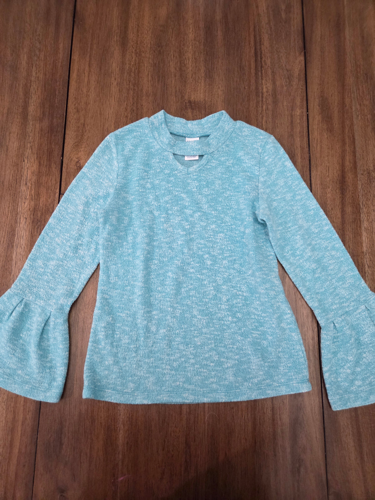 Seller 188 girls size 10/12 blue sweaters and tops