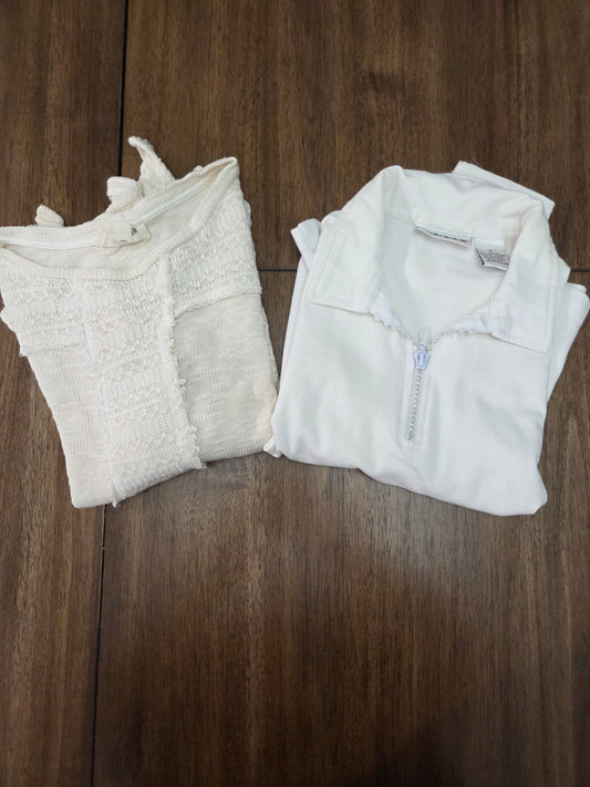 Seller 188 girls size 10/Large white tops