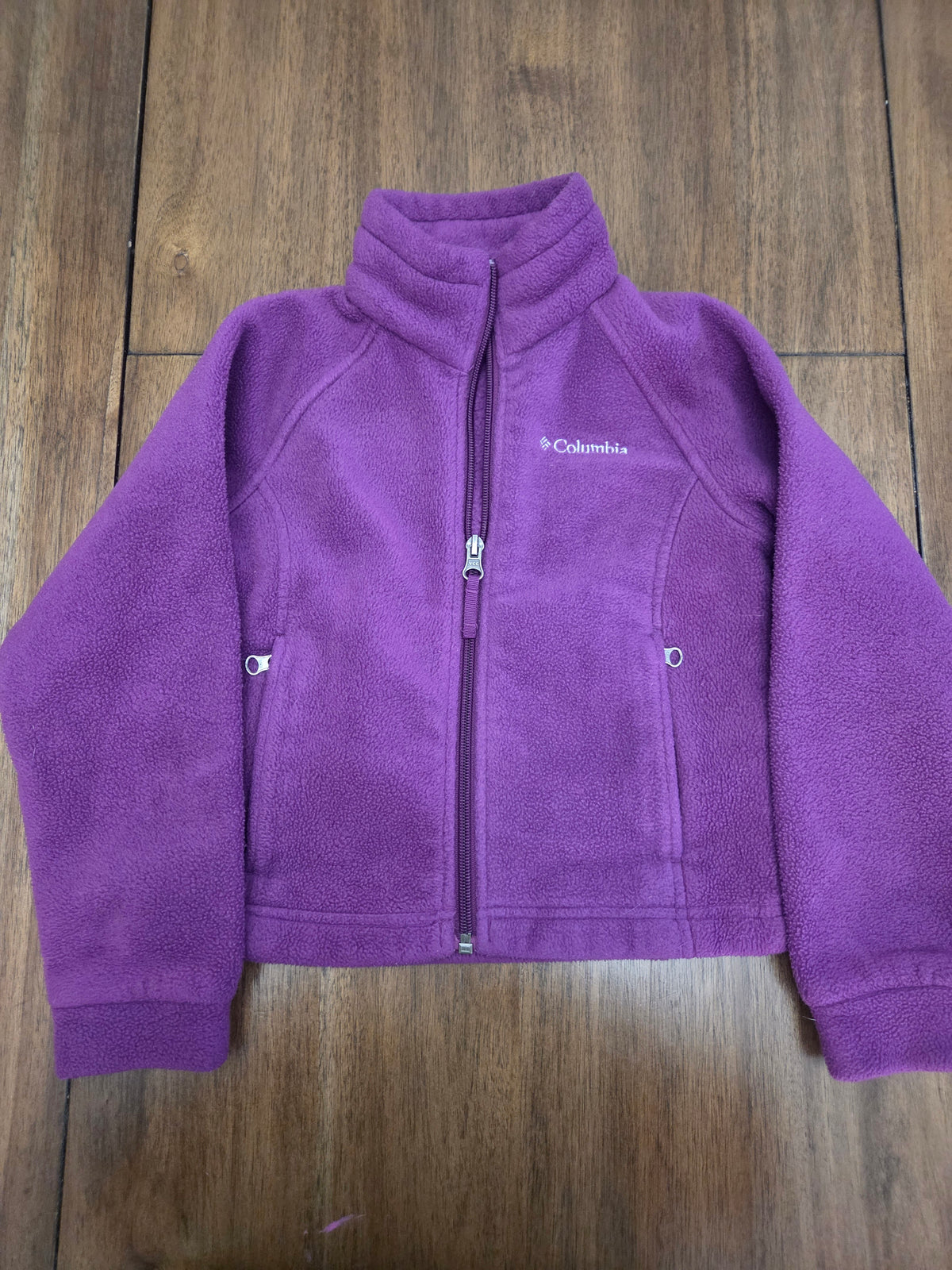 Seller 188 girls purple columbia zip up size 4/5