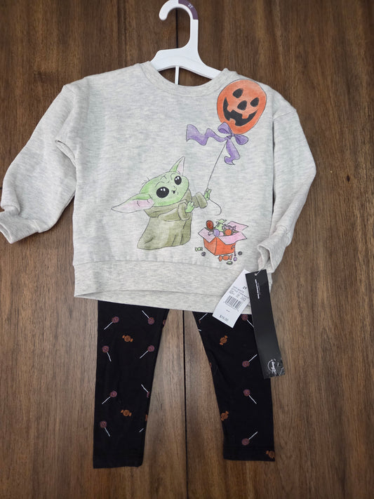 Seller 188 girls star wars halloween outfit size 2T NWT