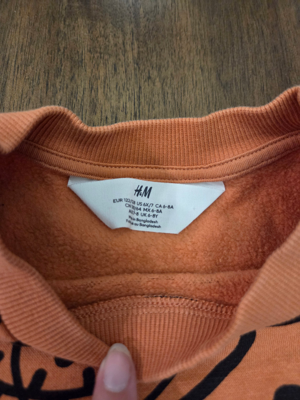 Seller 188 Boys 6/7 H&M Halloween sweater