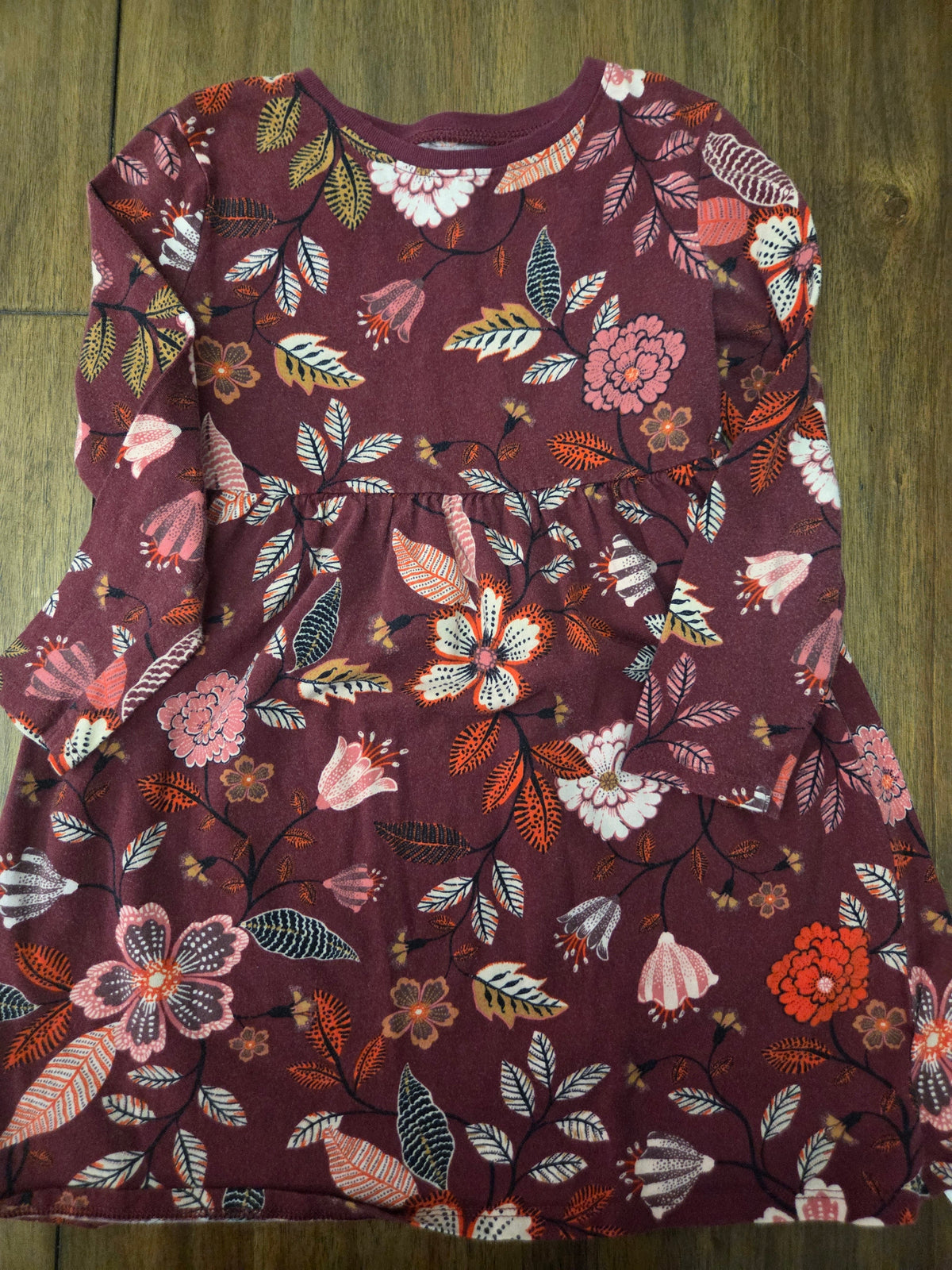 Seller 188 Girls Old navy floral and Leaf dresses size 5