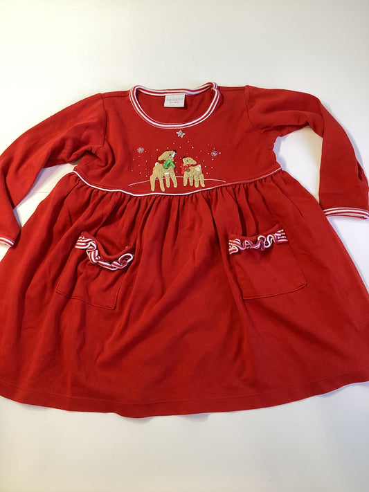 #129 3T boutique reindeer dress