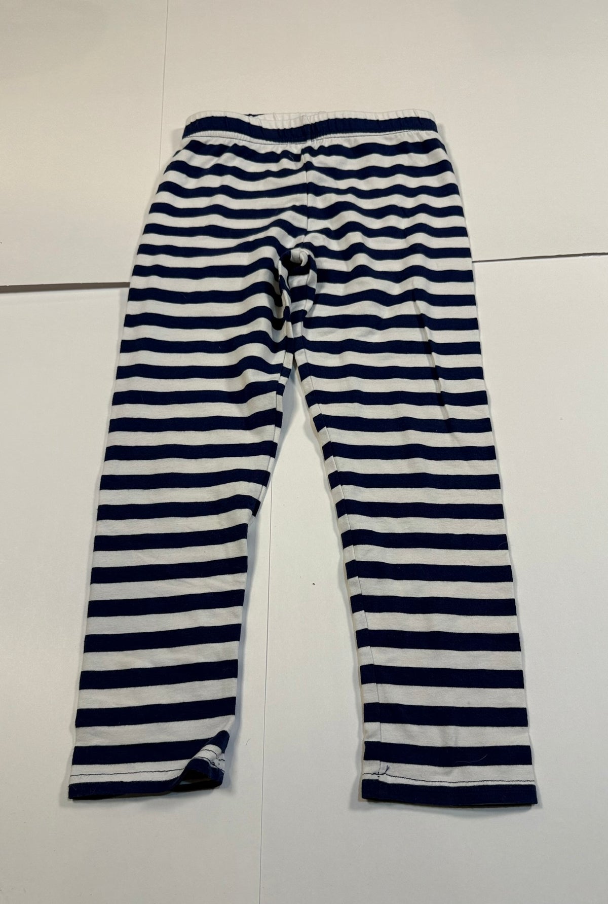 #141 Girls 5 Counting Daisey Rainbow Tulle Set with Navy and White Striped Pants