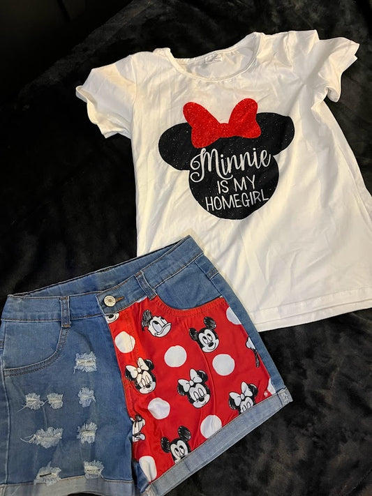 Minnie Homegirl Outfit - 7/8 Boutique BRAND NEW