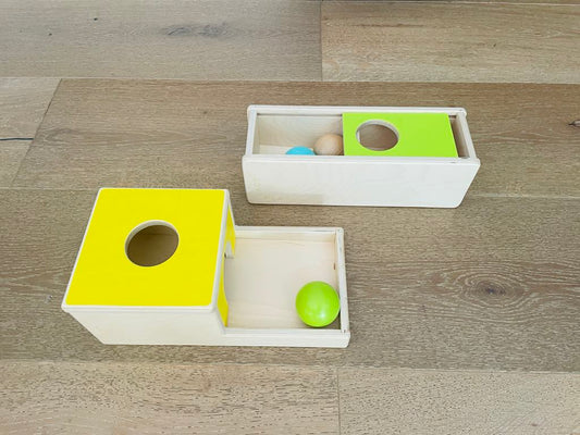 Seller #193 Lovevery Ball Drop Box and Sliding Top Box