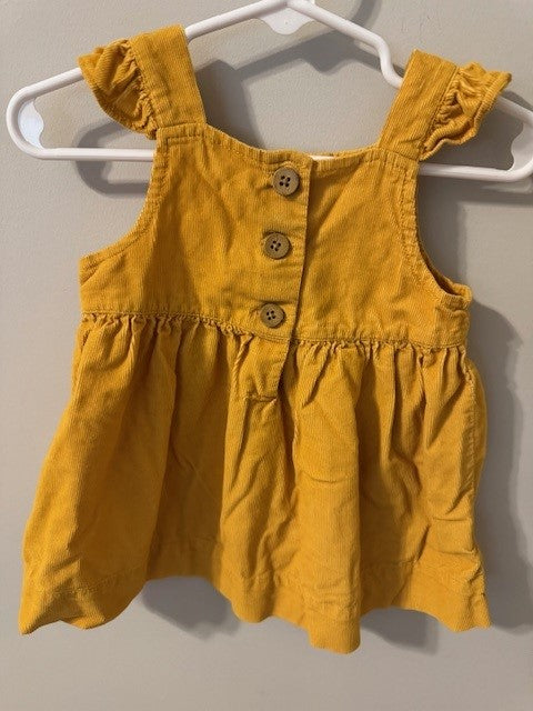 Seller #141 GAP Corduroy Dress VGUC size 6-12M SR
