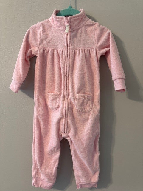 Seller #141 One Piece Outfit Cozy Pink size 12M SR