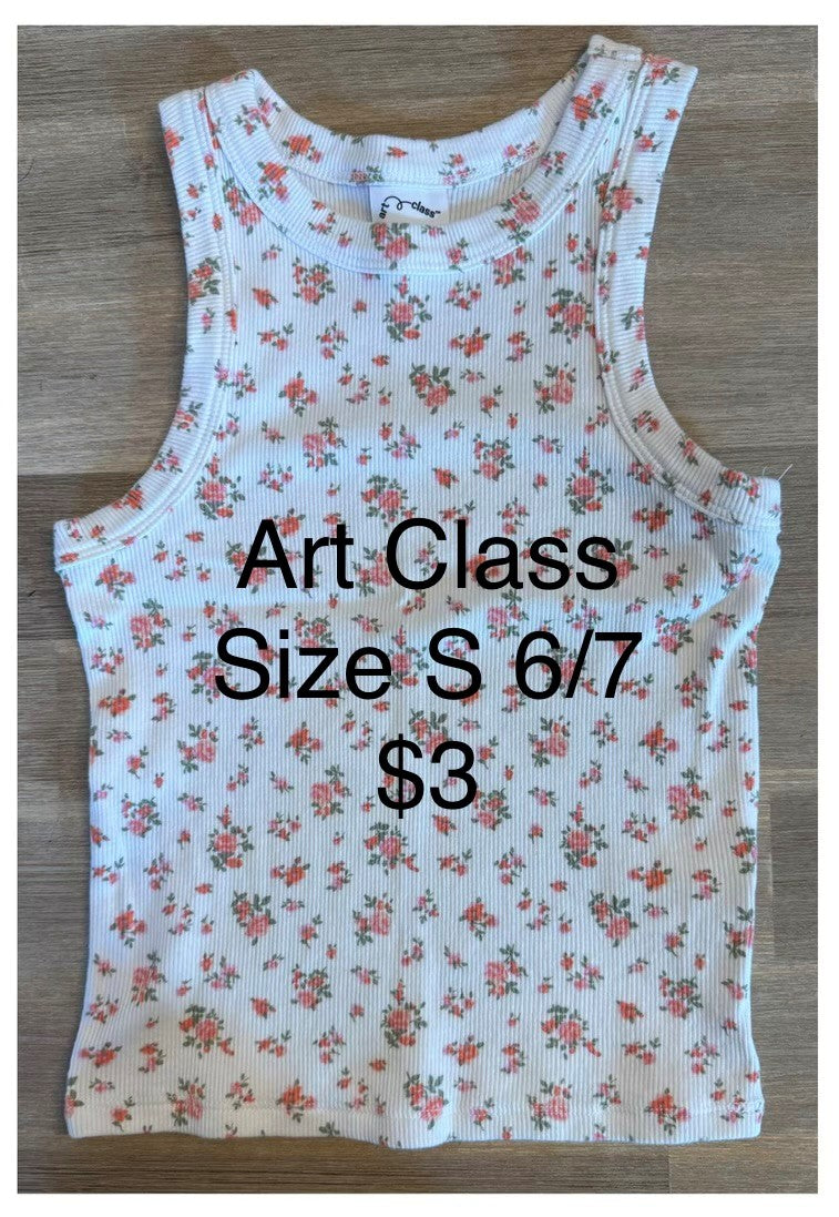 Girls Art Class Tank Top Size S (6/7)