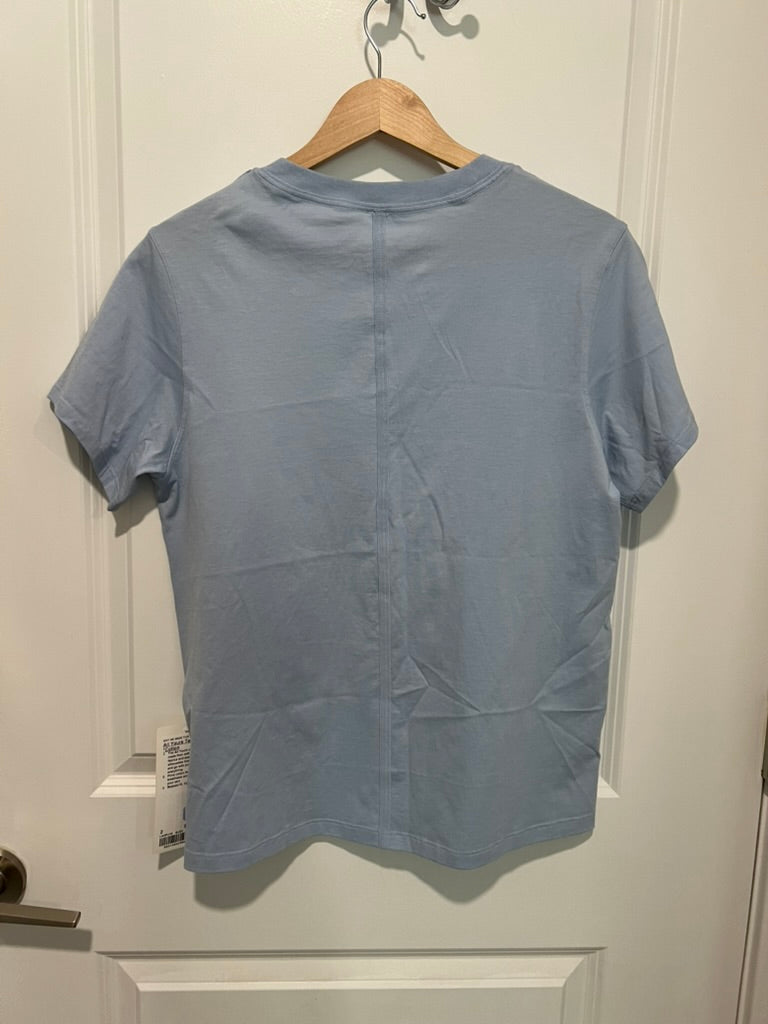 Seller #76 - Lululemon All Yours Cotton Tee Size 2 NWT $58.00 BLEN