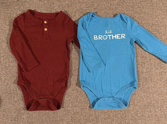 Seller #79 | Cat & Jack Long Sleeve Onesies | Baby Boy 12mo