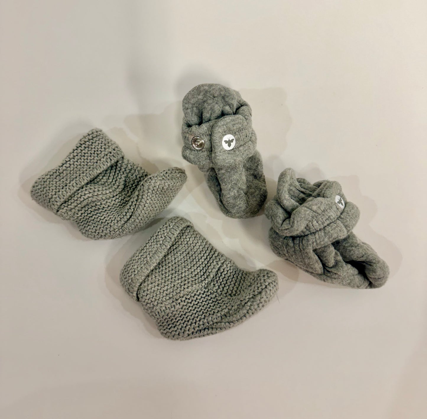 #153 - 0-3 Month Booties - Burts Bees and Other