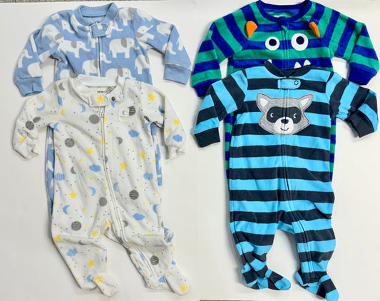 #153 Fleece Sleeper - 6 Month - Carters - GUC