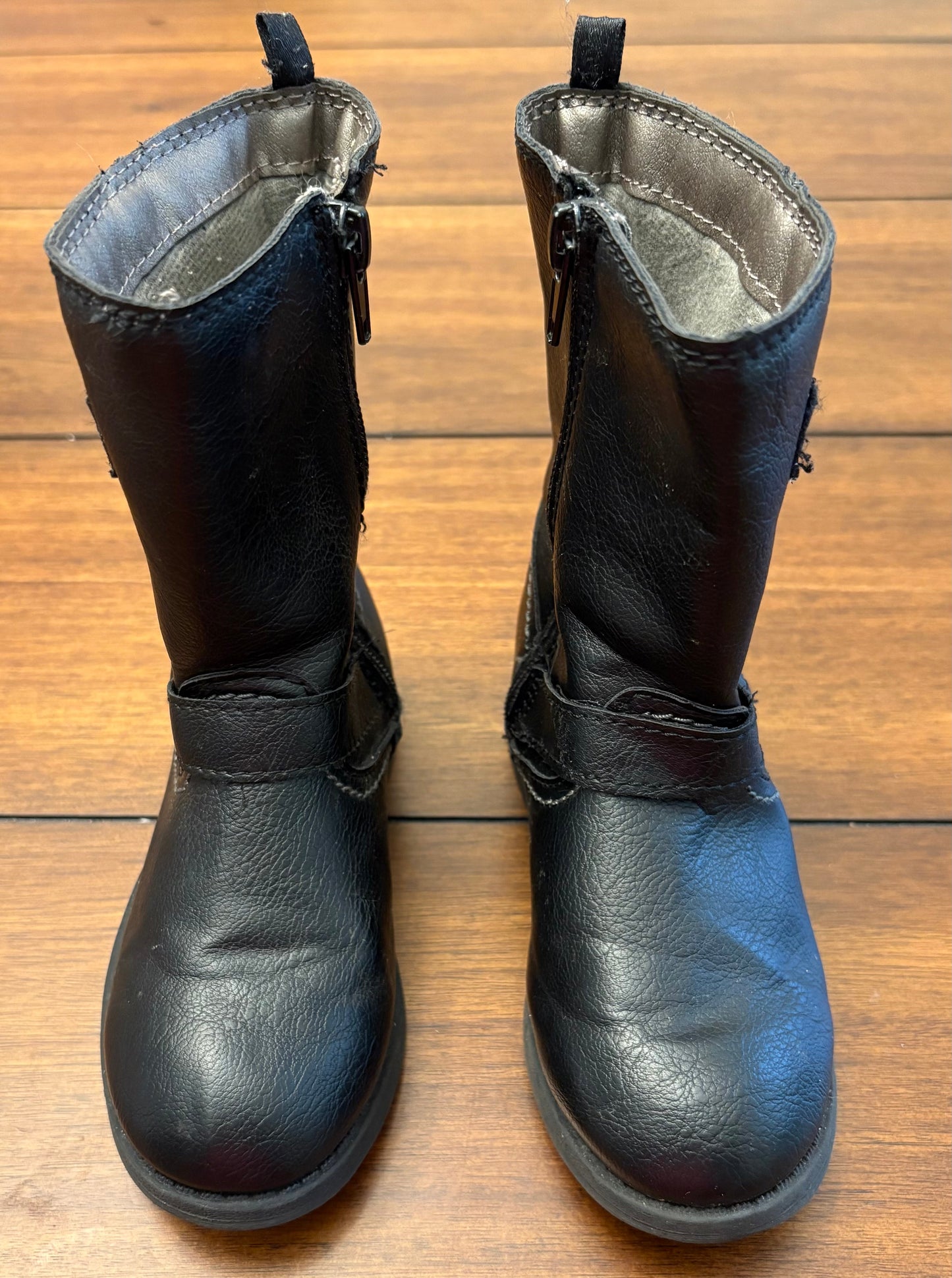 Seller #210 Carter's Girls Size 10 Black Leather Boots