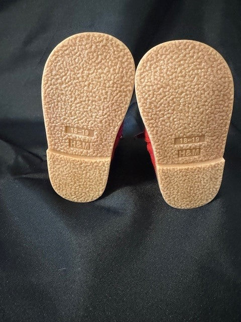 REDUCED #141 Red Suede Boots GUC Toddler 2.5-3.5 SR