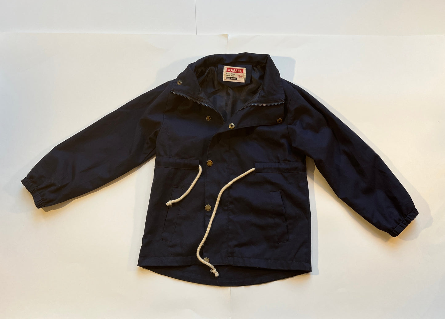 Boys  (4T) Boutique Navy Canvas Hooded jacket