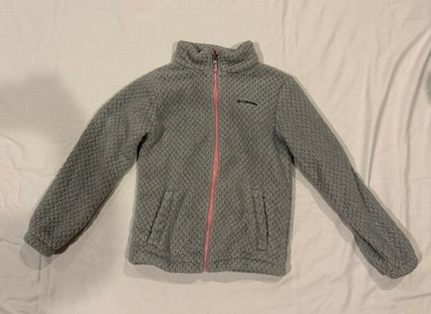 Seller #142 Girls size M (10/12) Columbia Grey Fleece Jacket