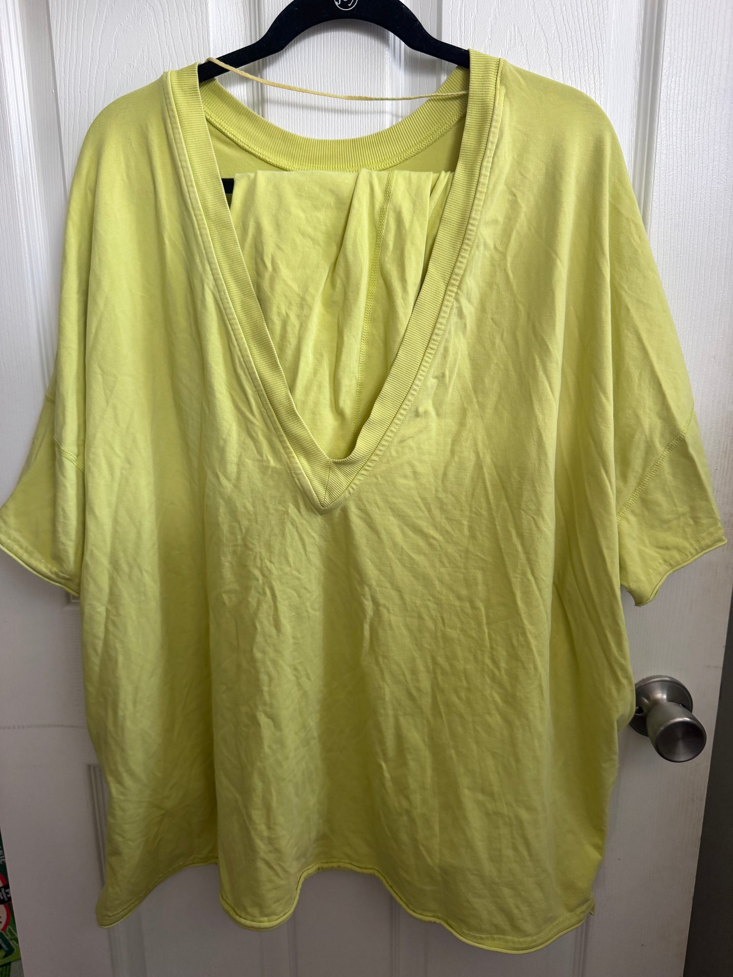 Seller #94 Womens Medium Free People Reversable Set in Yellow/ green