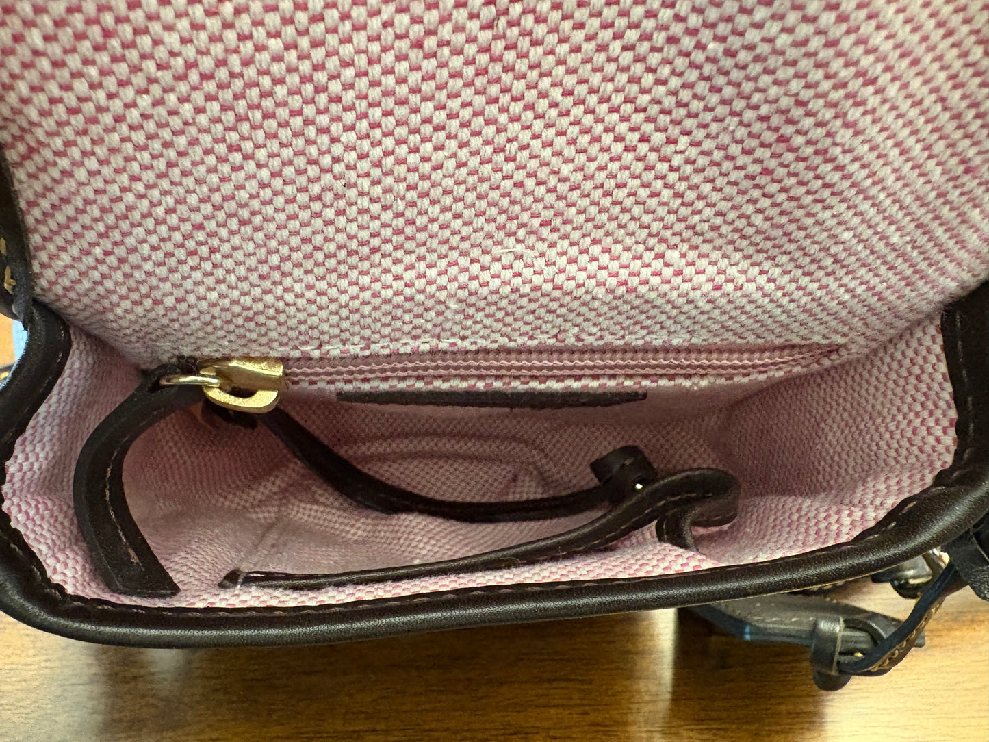 Seller #210 Dooney & Bourke Mini Brown Crocodile Crossbody Purse NWOT