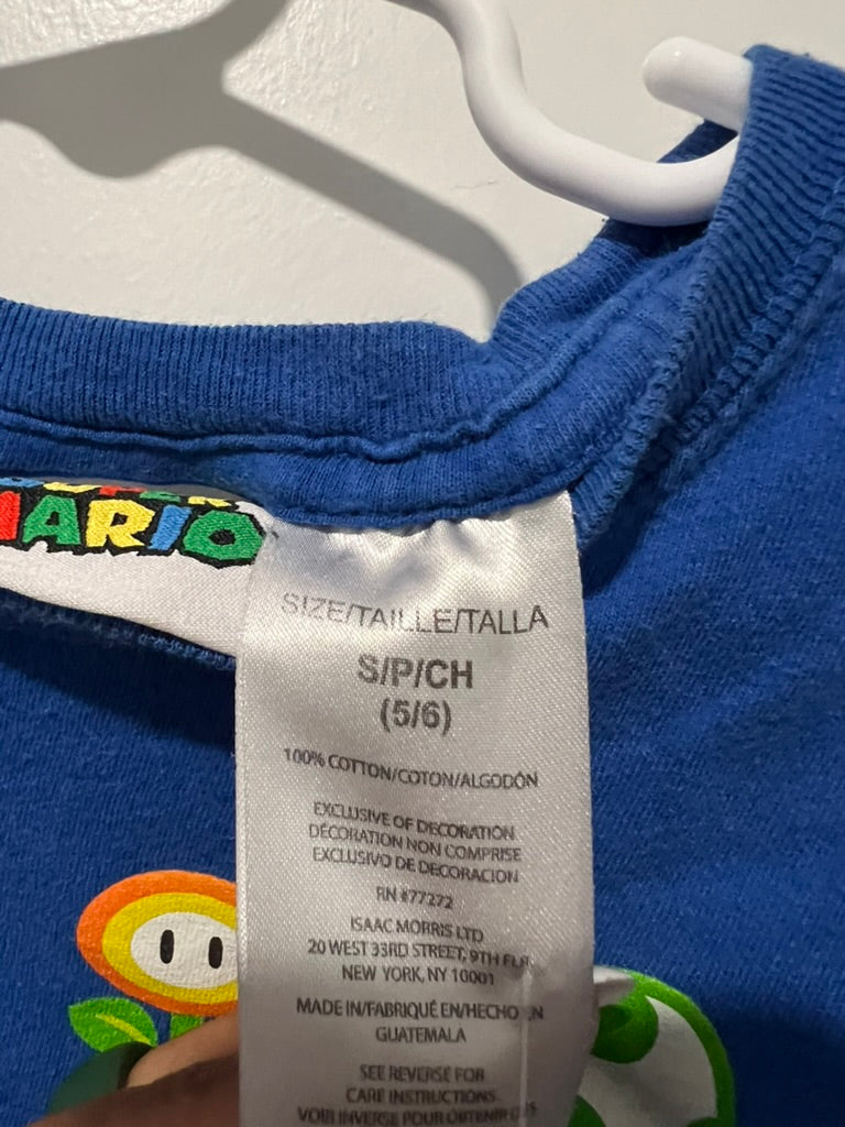 Seller #76 - Nintendo Super Mario T-Shirt Size Small (5-6) Kids