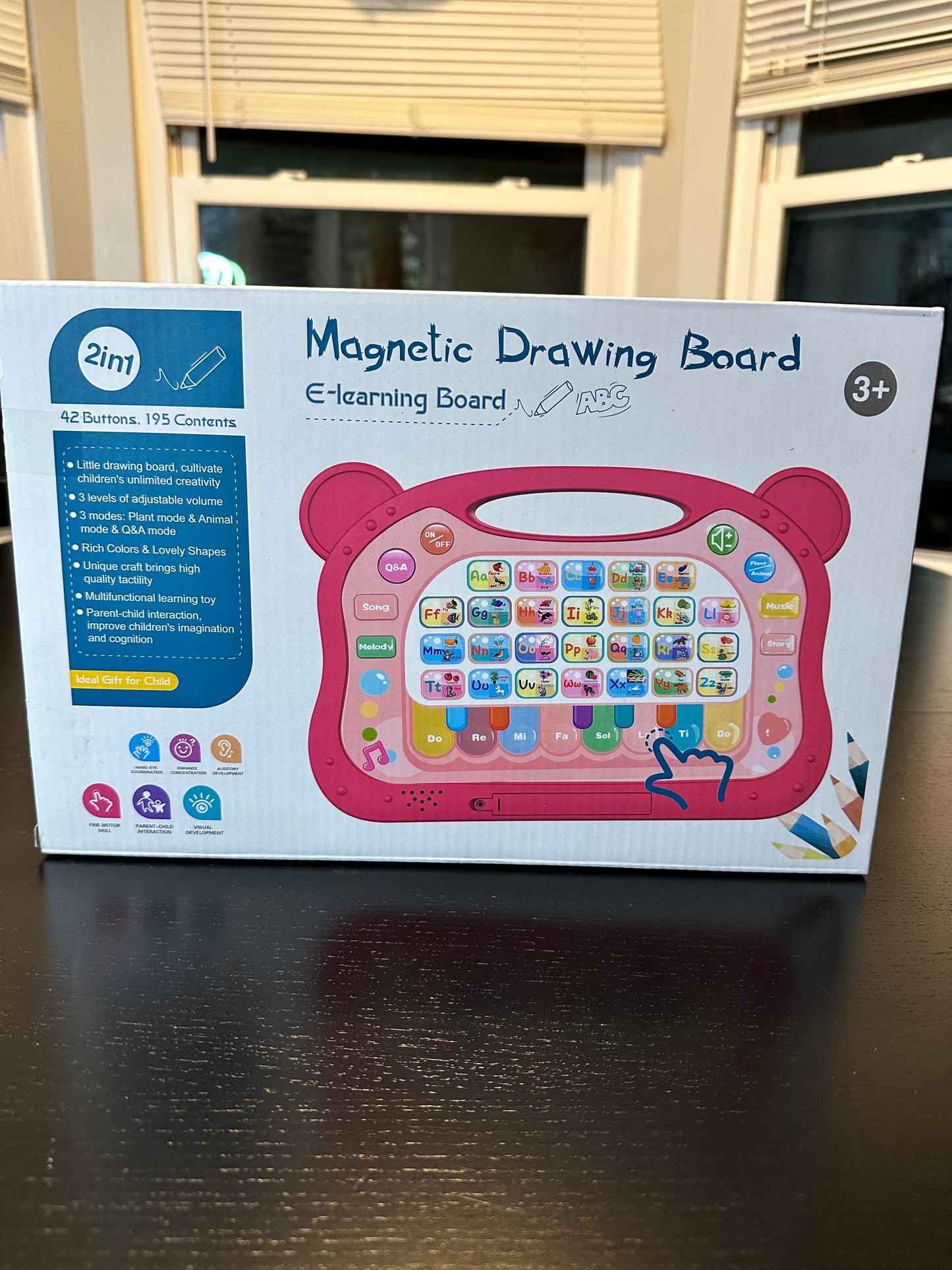 Magnetic Red Drawing E-Learning Board- NEW