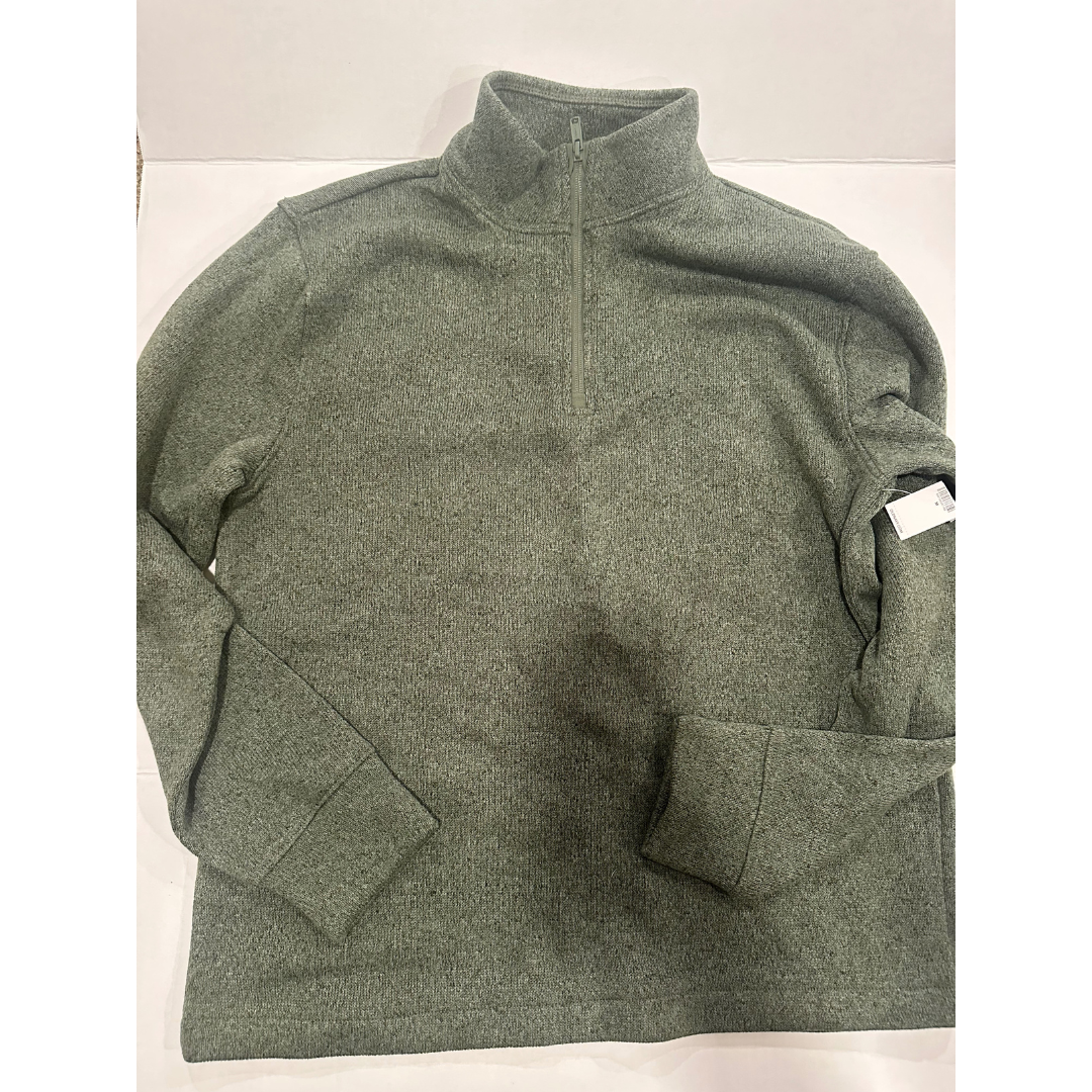 Seller 48- Old Navy Green Quarter Zip NWT Mens Size M