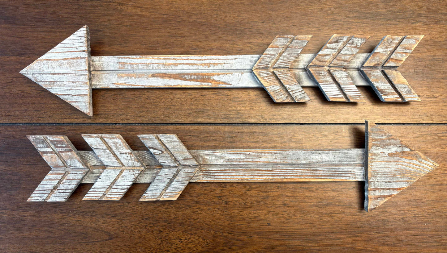 Seller #210 2 Rustic Farmhouse Wooden Arrows NWOT