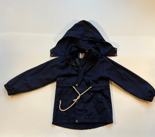 Boys  (4T) Boutique Navy Canvas Hooded jacket