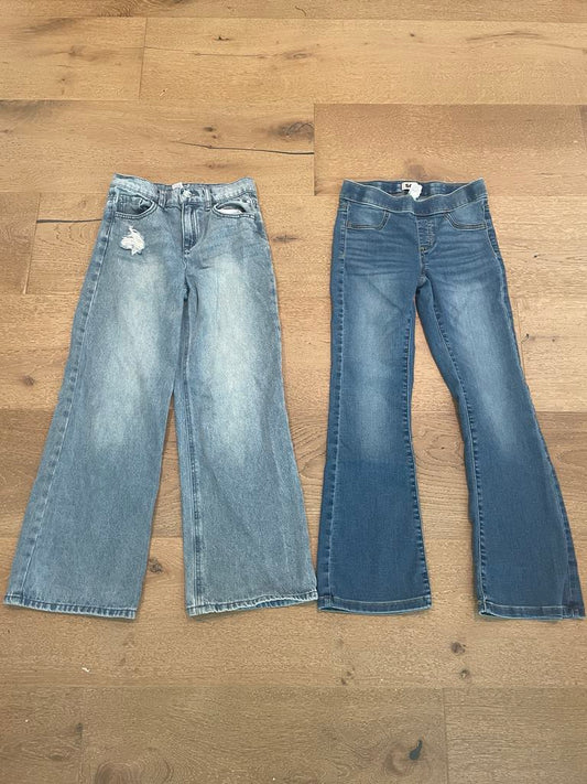 #222 Limited Too and SO Girls 10 Wide Leg and Flare Jeans Bundle