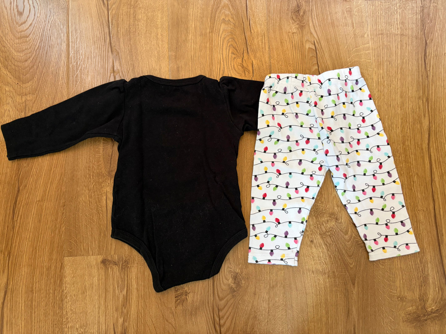 #6 -  Girls Holiday Outfit "Merry & Bright" - 18 months