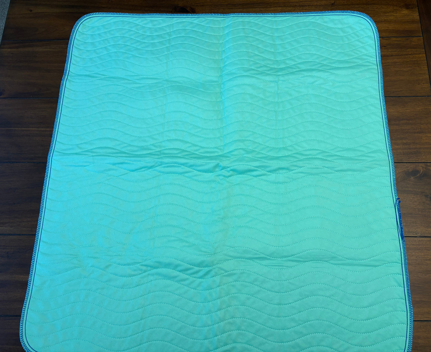 Seller #210 Improvia Unisex One Size Blue & Green Washable Waterproof Under Pad for Bed