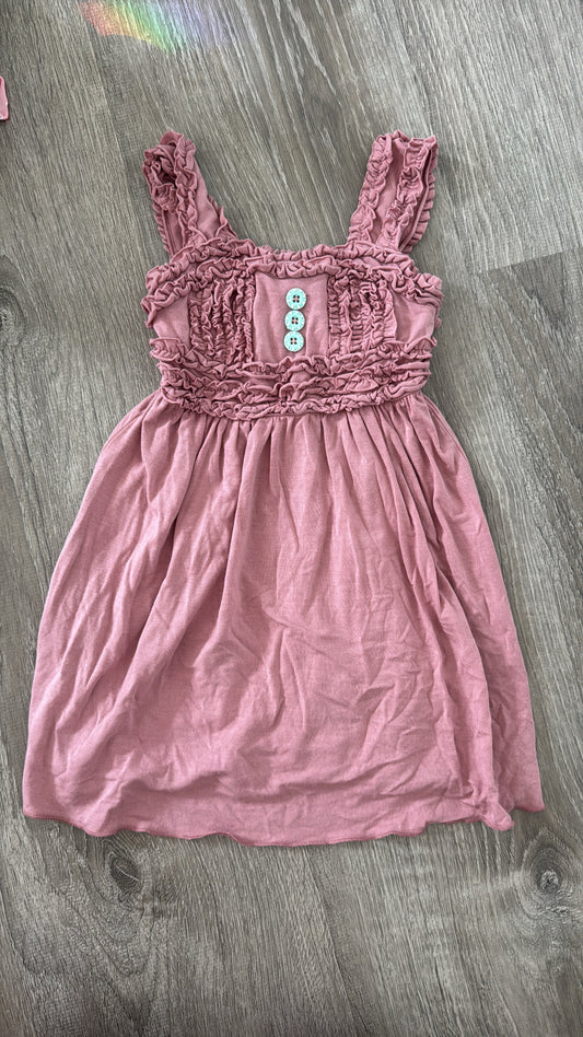 #149 Girls Size 2 Matilda Jane soft mauve dress