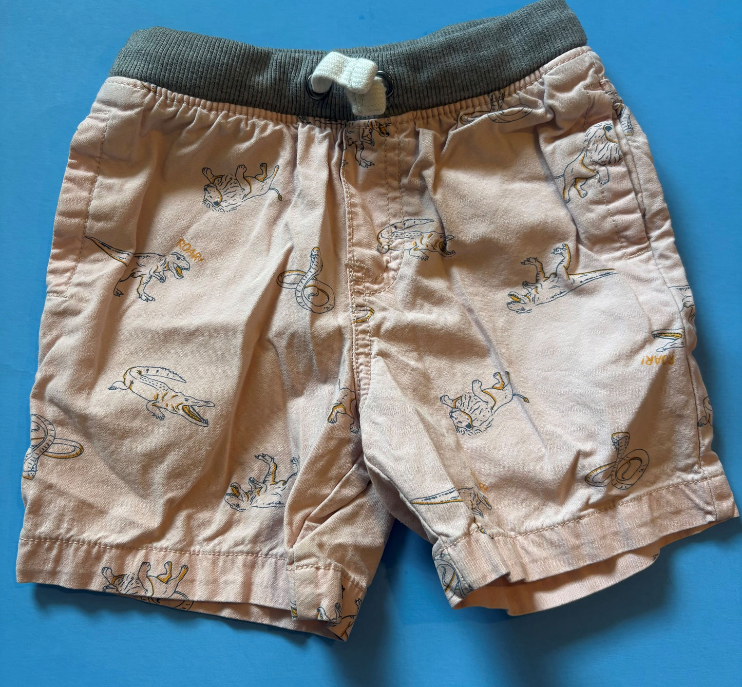 #145 Pink Boys 3t Animal Shorts