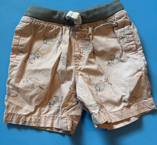 #145 Pink Boys 3t Animal Shorts