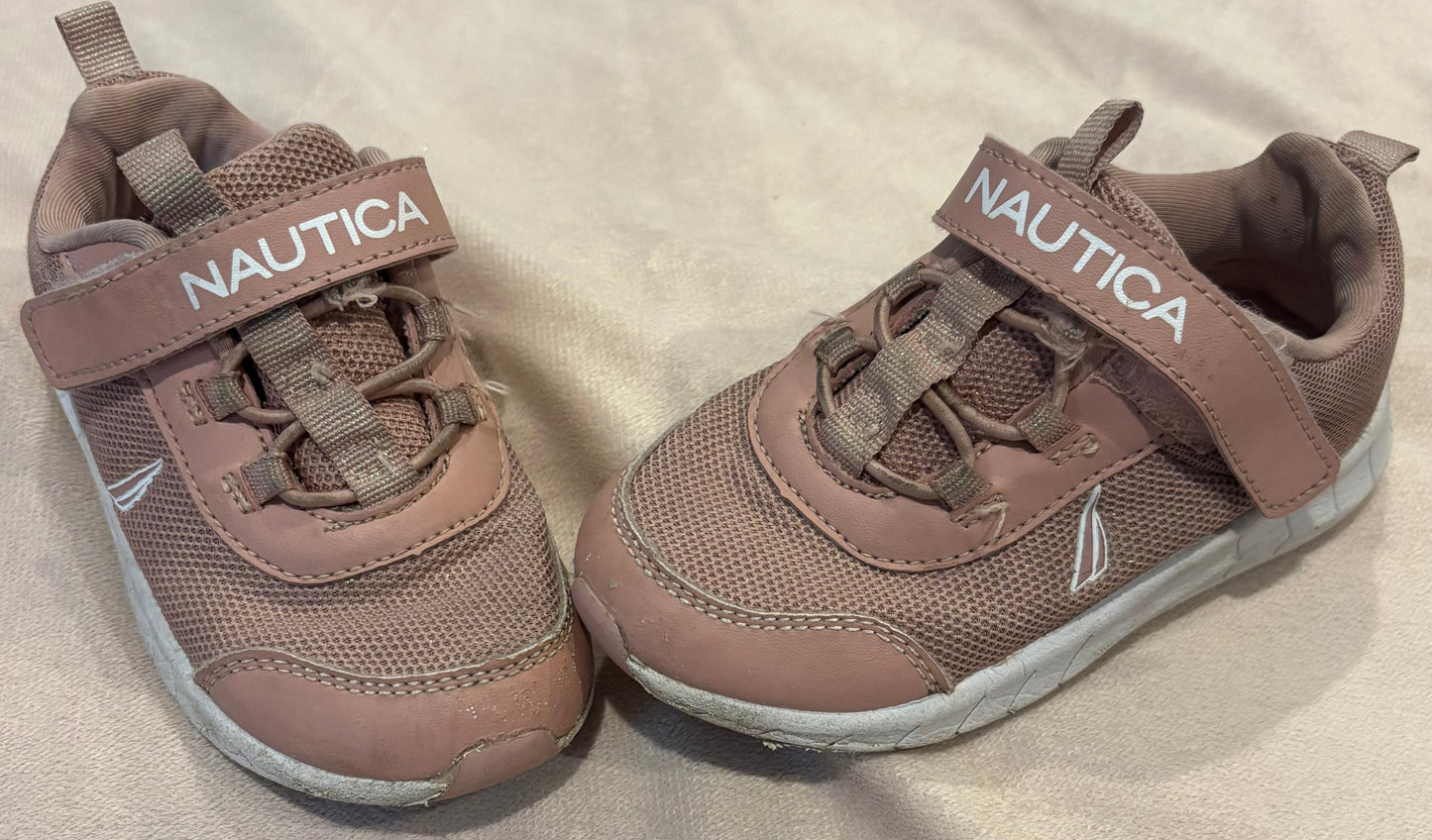 REDUCED #145 Girls Pink Size 9 Nautica Tennis Shoes