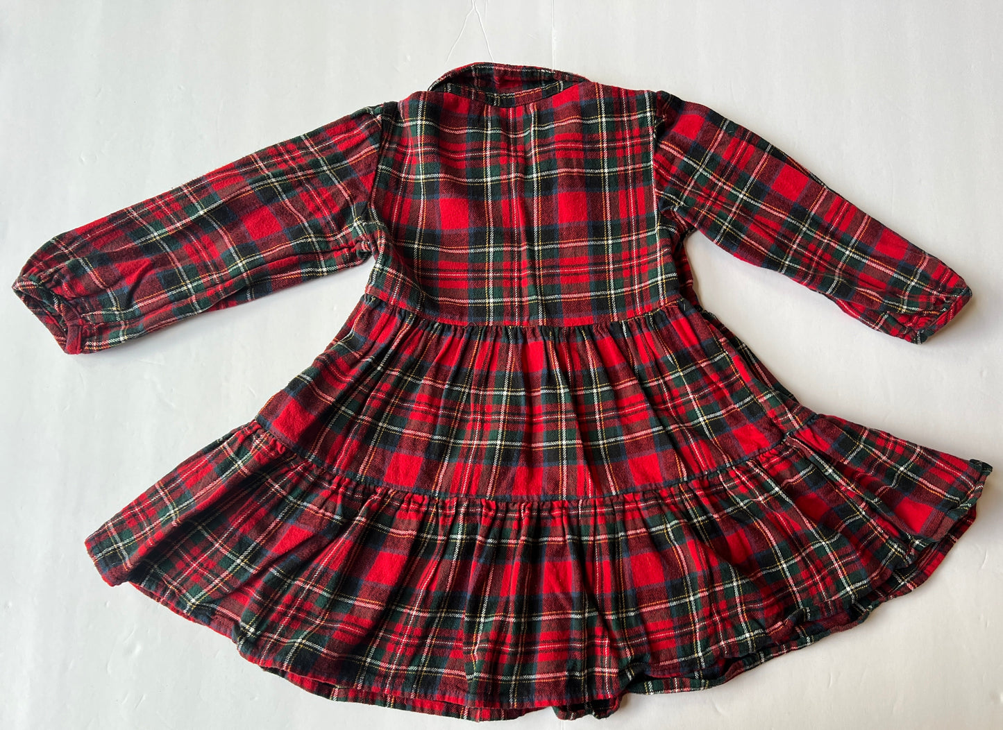 #77B Girls 4T Old Navy Red Holiday Flannel Twirl Dress (2 available)