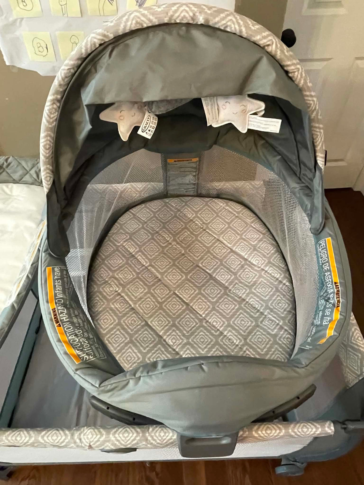 #54 - Graco Pack N' Play Dome LX Playard with Baby Bassinet & Changing Table