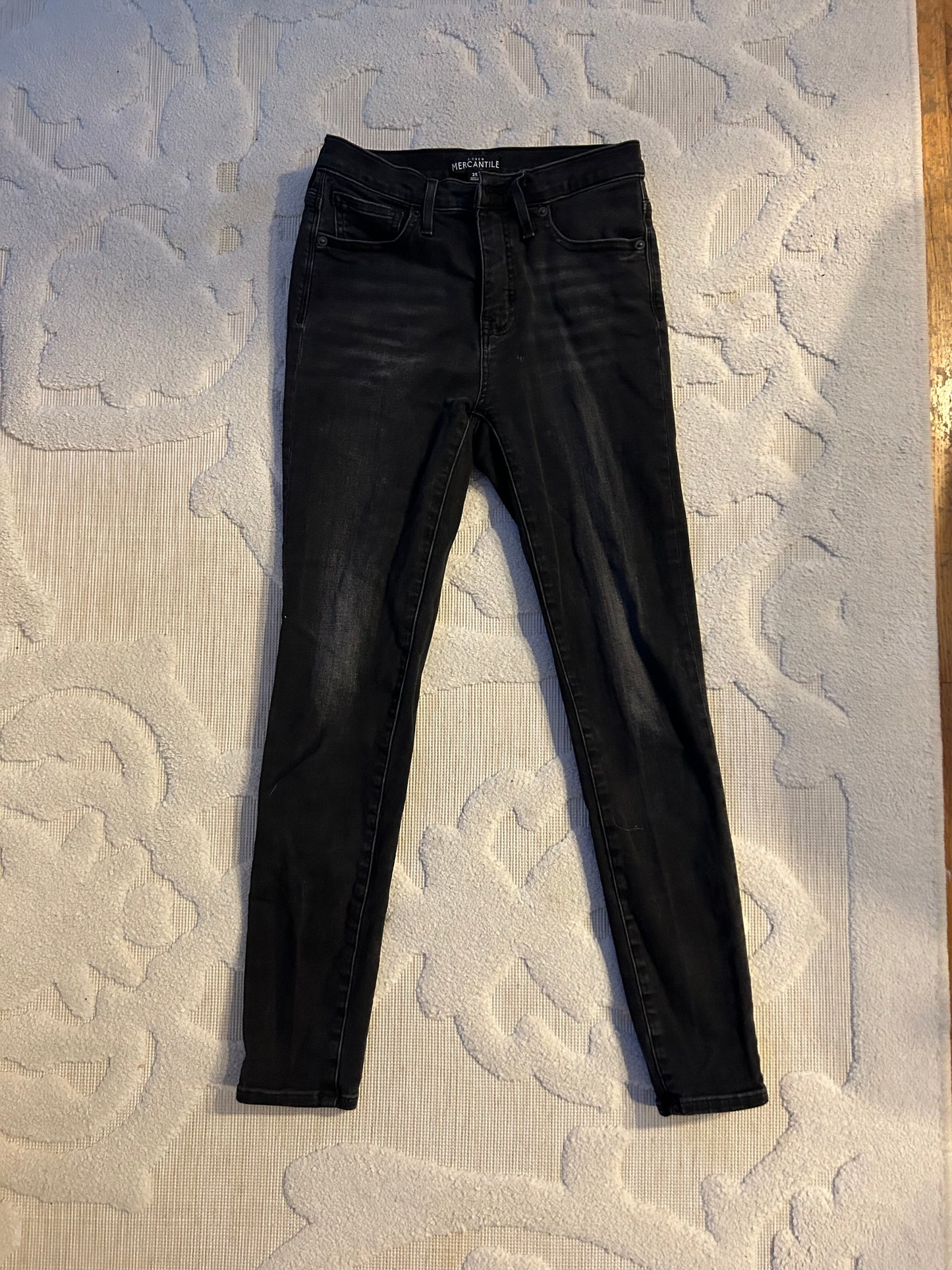 REDUCED Jcrew Mercantile Black Skinny Jean 25/0